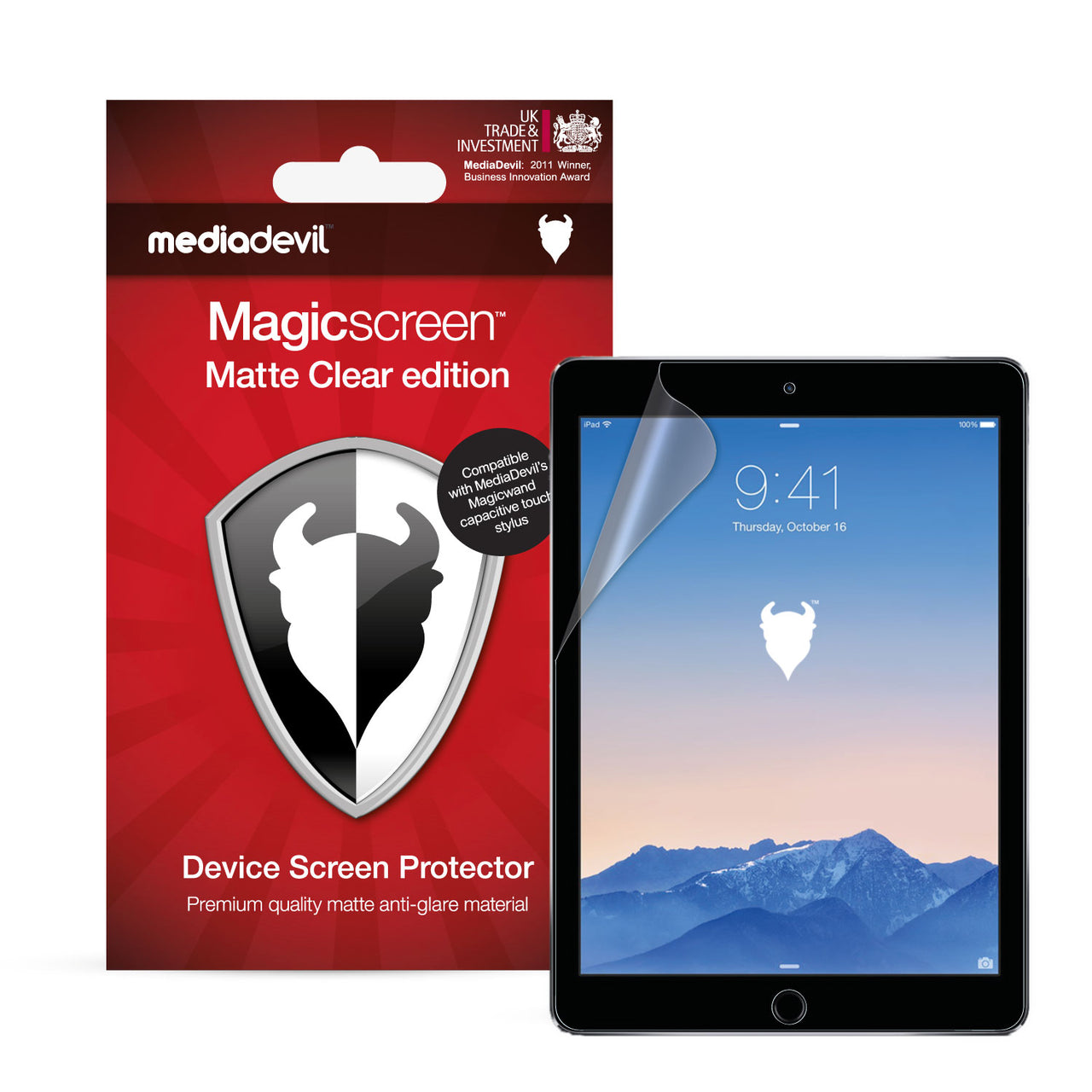 iPad (2017-2018, Air 1/2, Pro 9.7") Screen Protector (Matte, Anti-Glare)