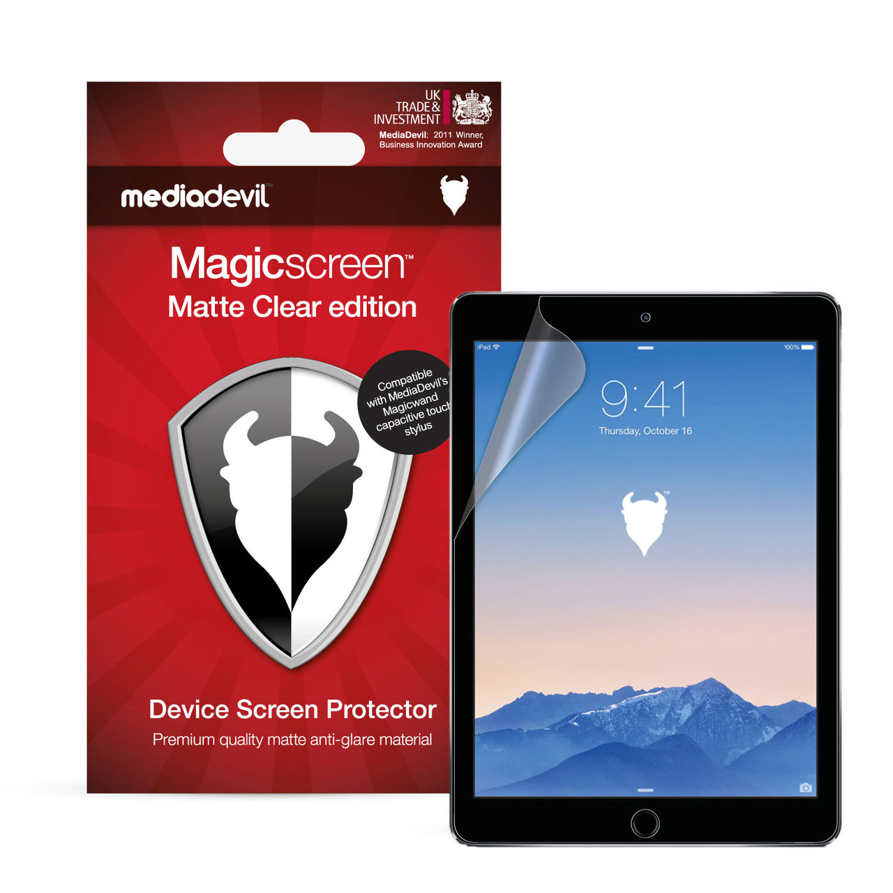 Apple iPad Air 1 & 2, iPad Pro 9.7" (2016) and iPad (2017 & 2018) Screen Protector (Matte, Anti-Glare)