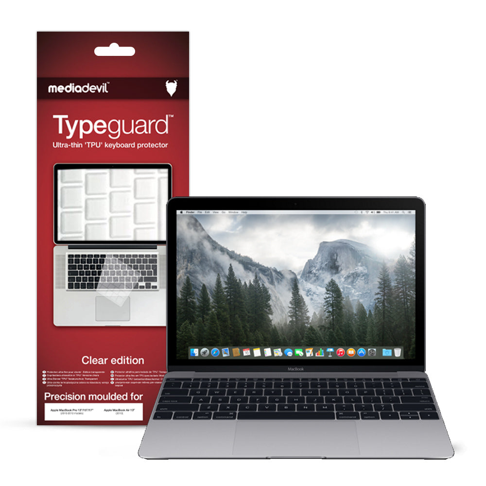 Apple MacBook 12" (2015-2019) Keyboard Protector (Clear) | Typeguard