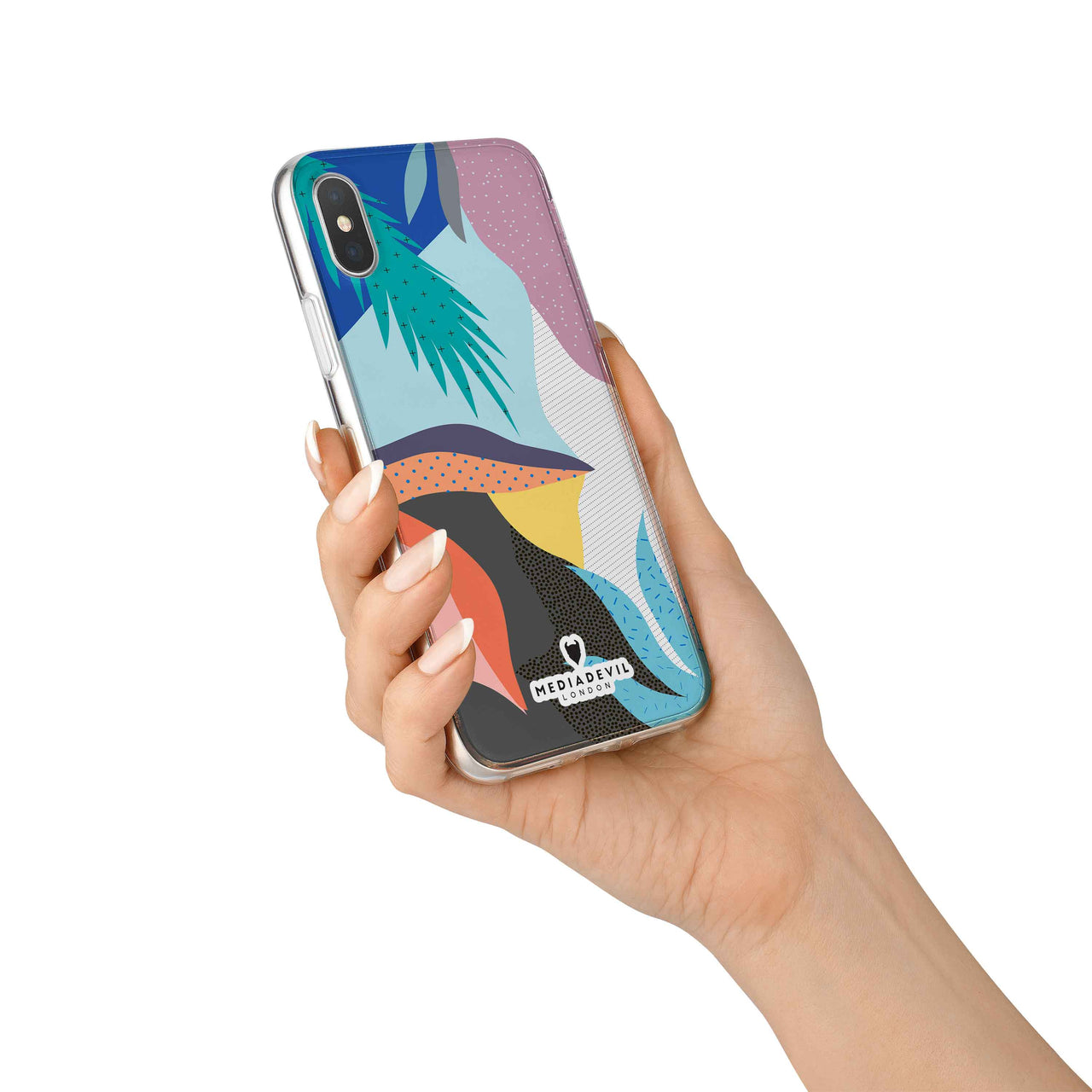 iPhone X / XS Case - Abstract Pattern - Reinforced TPU Gel Case