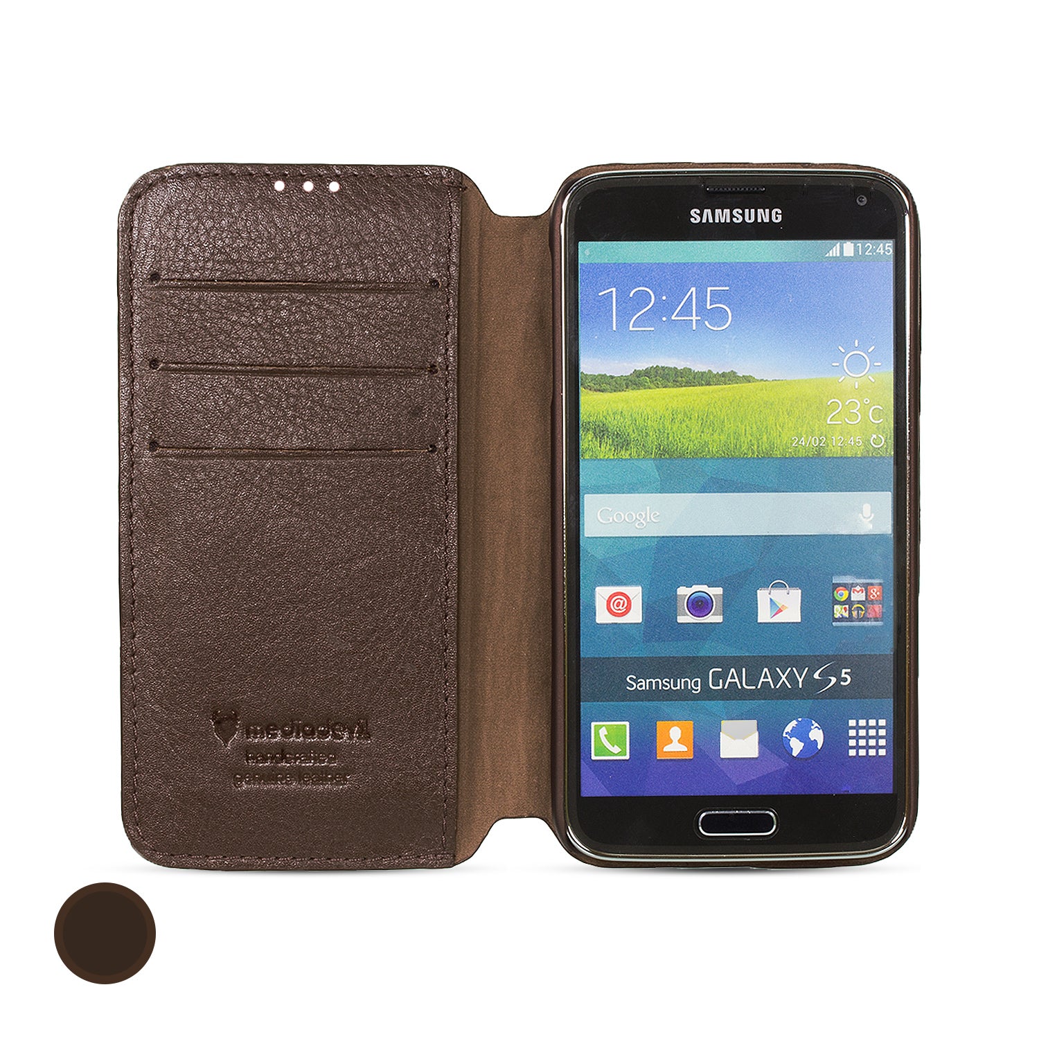 galaxy s5 phone case Samsung Galaxy S5 Genuine Leather Case with Stand