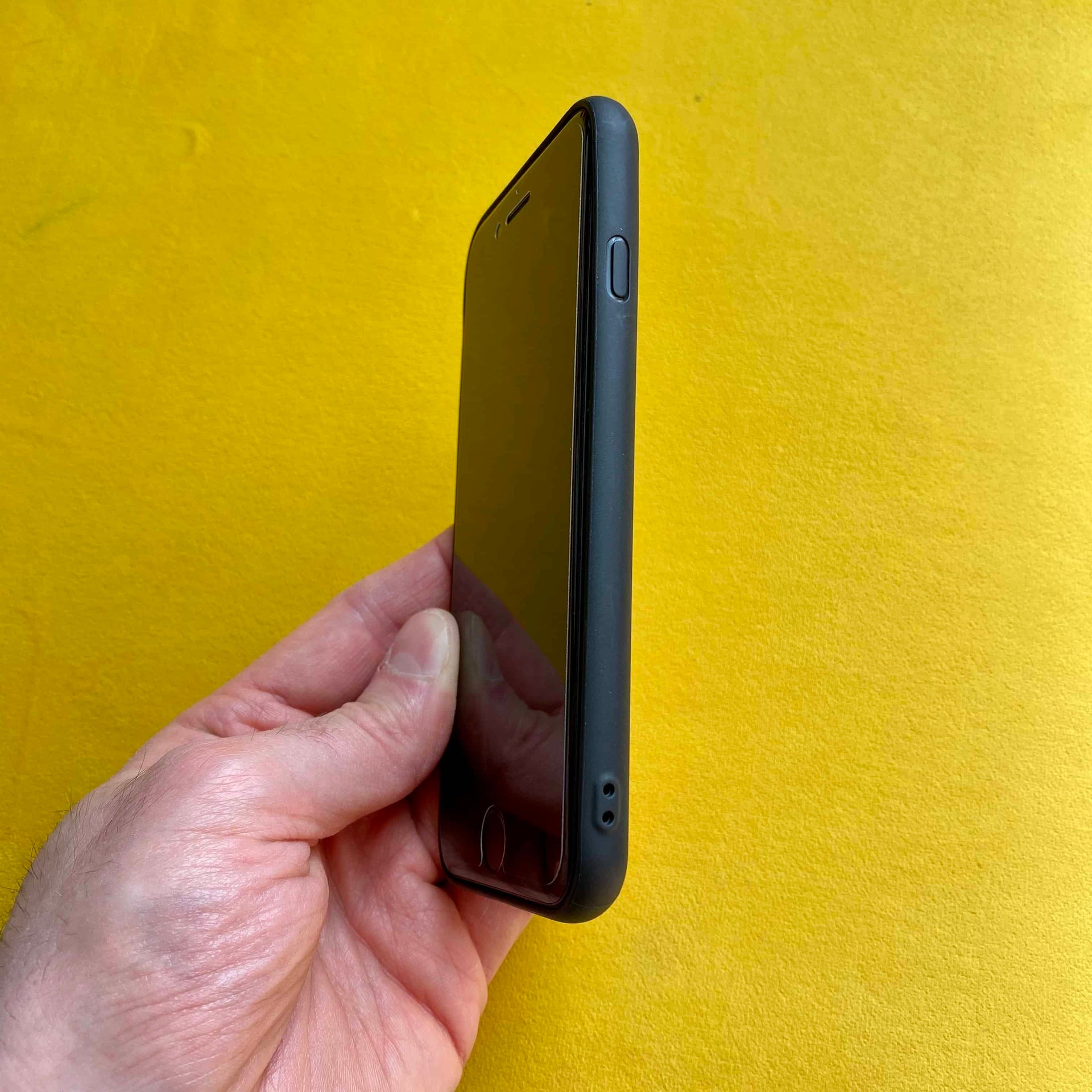 iPhone SE Vegan leather case (left)