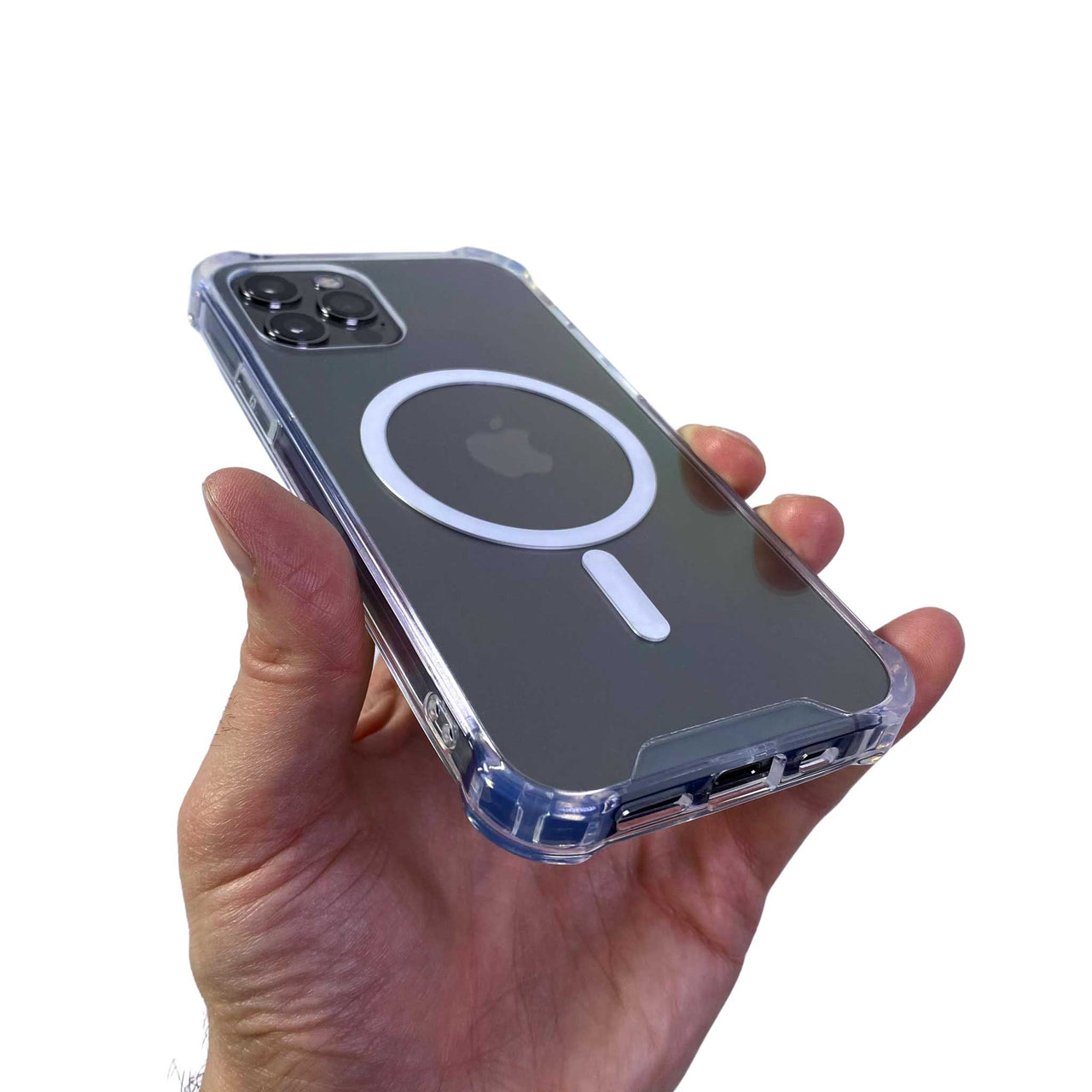 iPhone 13 Mini Reinforced TPU Gel Case with MagSafe (Clear)