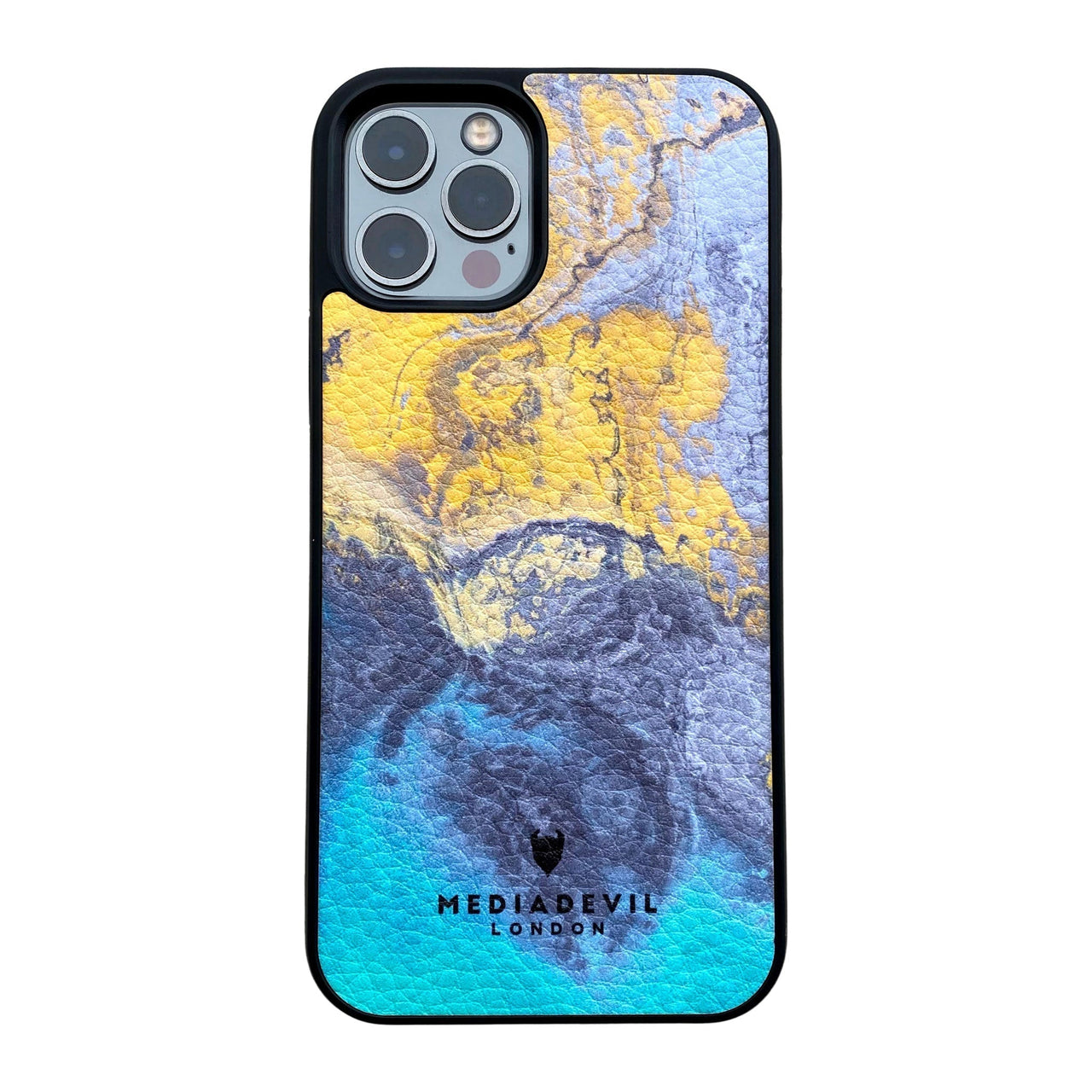 iPhone 13 Pro Max Plant Leather Case - Tie Dye Acid Wash Collection