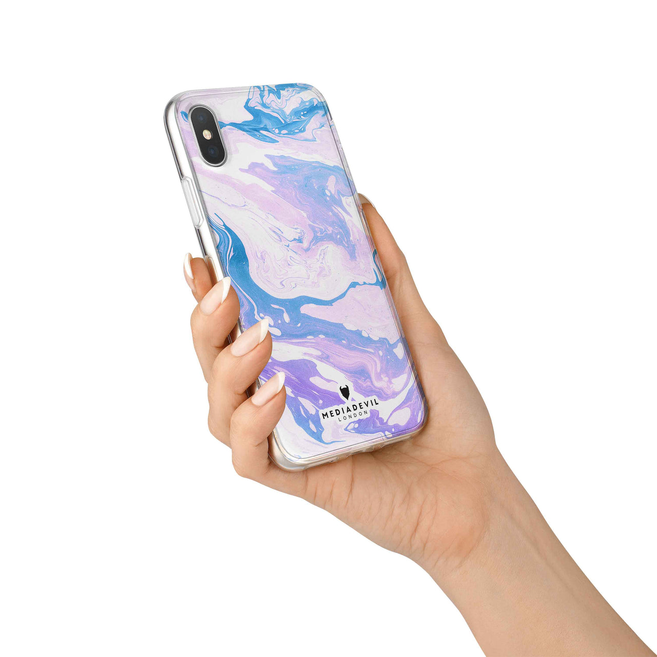 iPhone X / XS Case - Marble Pattern - Reinforced TPU Gel Case