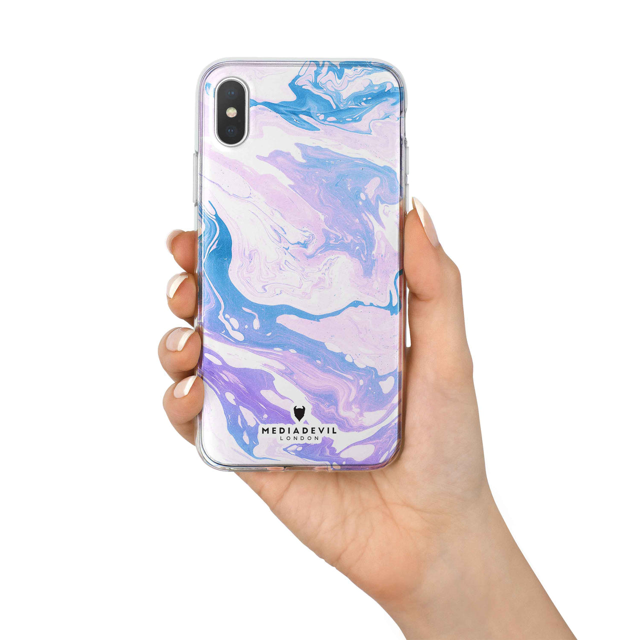 iPhone X / XS Case - Marble Pattern - Reinforced TPU Gel Case