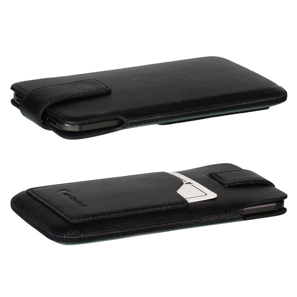 Genuine Leather Pouch Phone Case - Universal Size 4 (L)