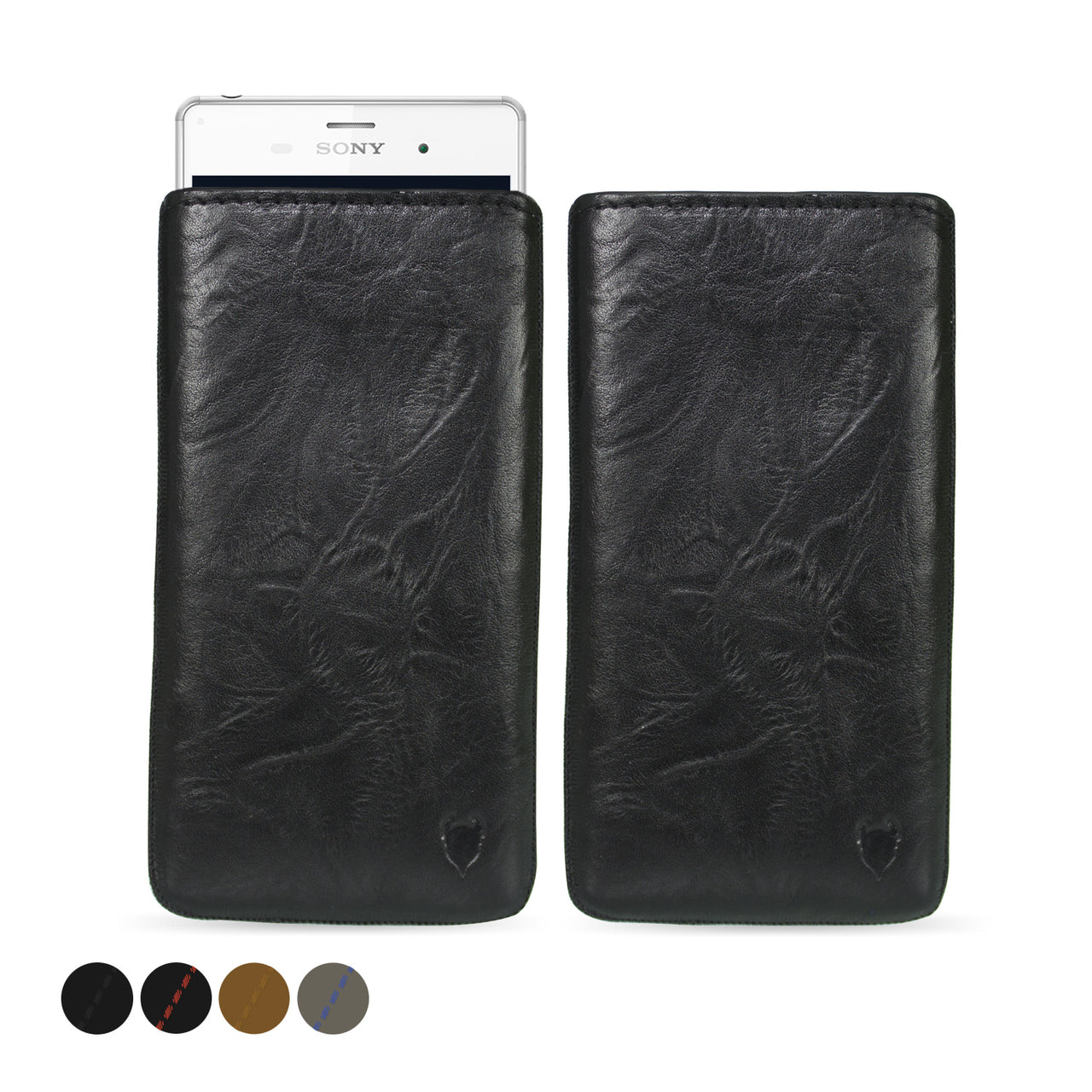 Sony Xperia Z3 Genuine Leather Pouch Sleeve Case | Artisanpouch