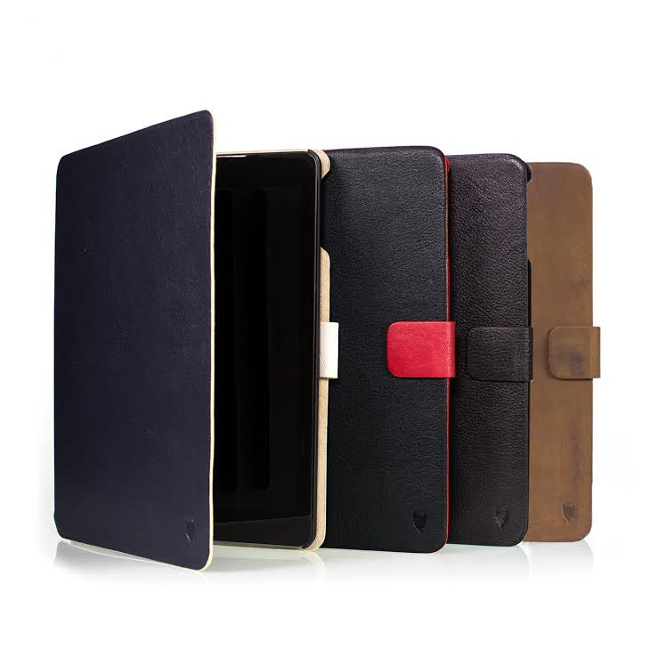 Artisancover genuine European leather case with integrated stand and automatic sleep & wake sensors - Apple iPad Mini