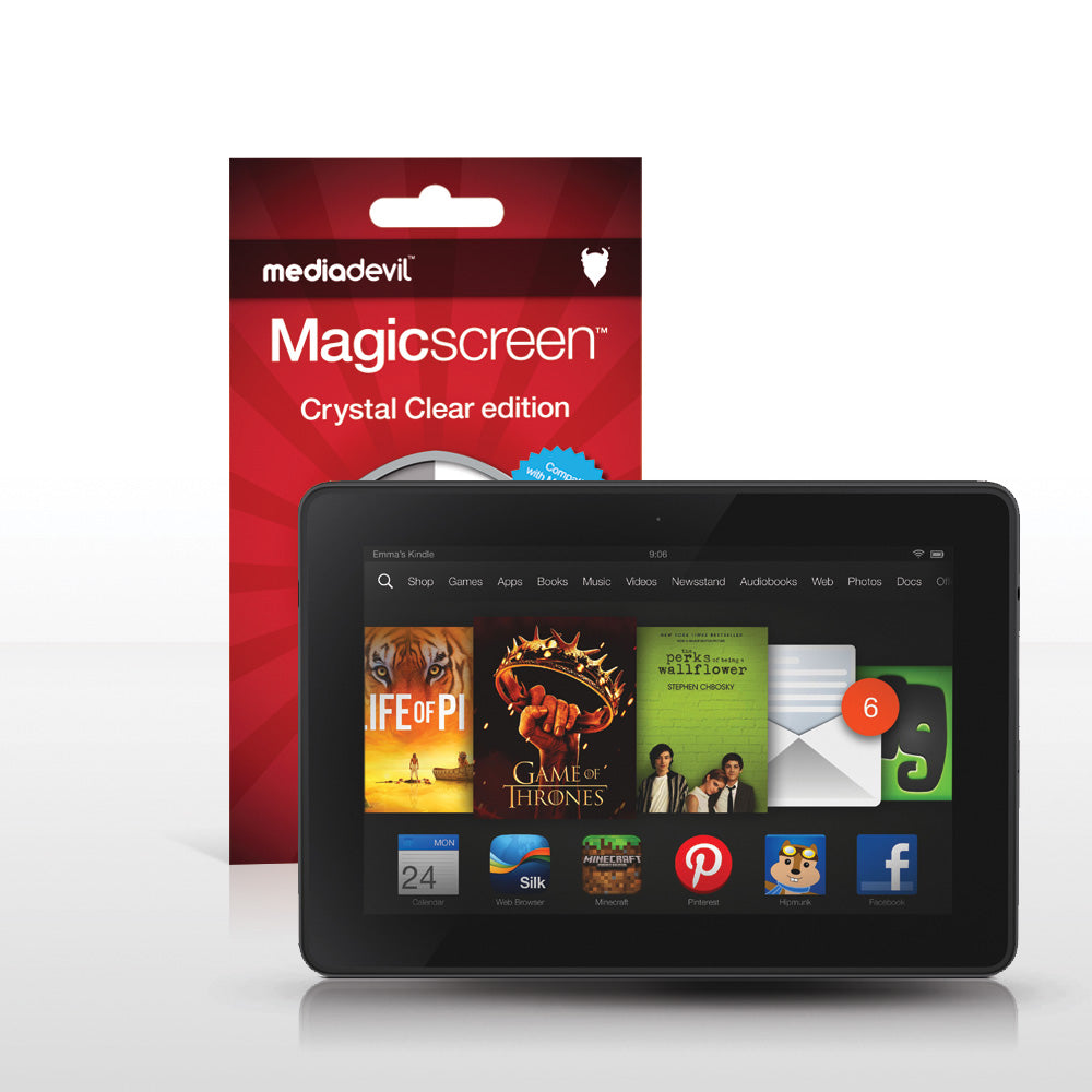 Magicscreen screen protector - Crystal Clear (Invisible) Edition - Amazon Kindle Fire HD 7" (2013) (Magicscreen)