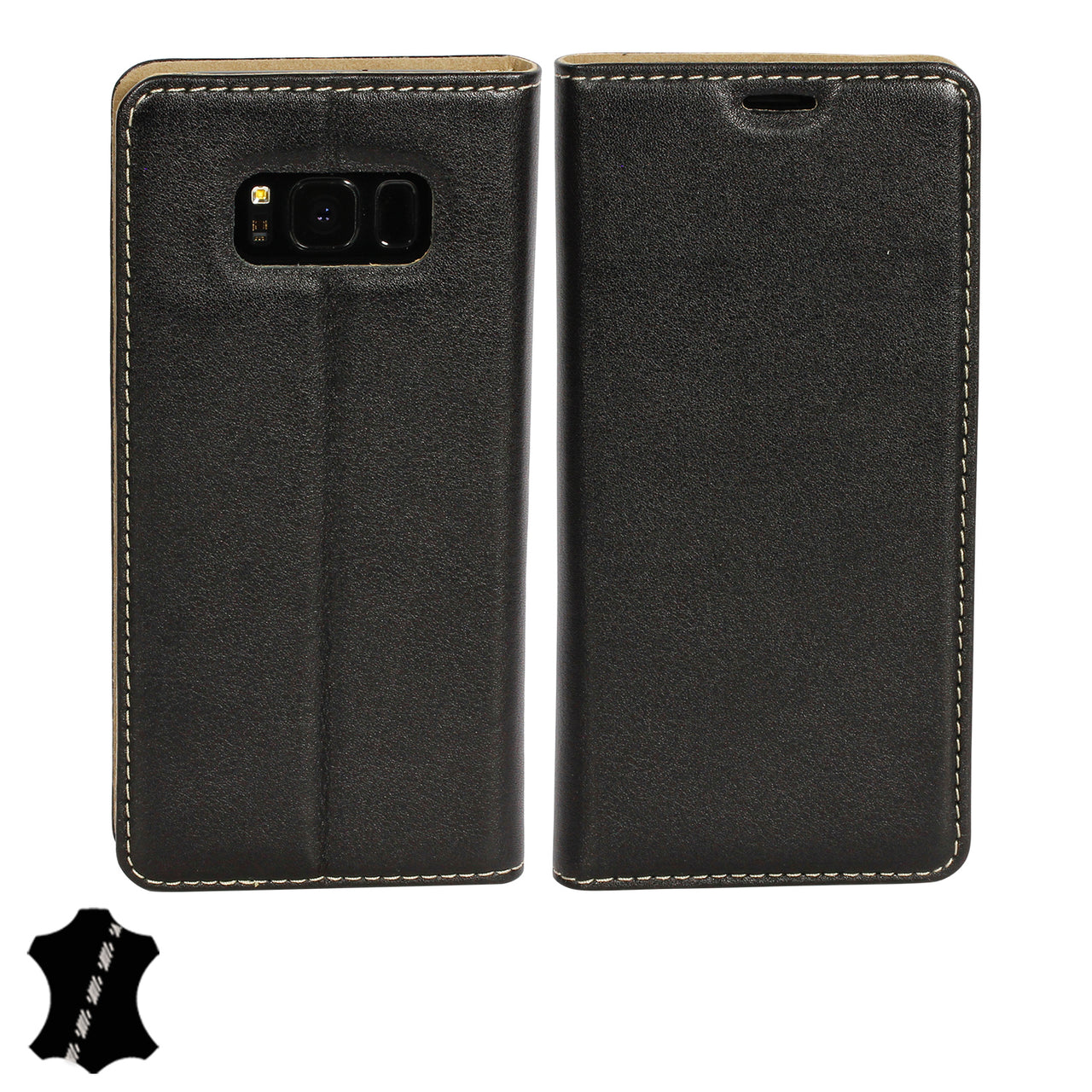 Samsung Galaxy S8 Genuine Leather Case with Stand | Artisancover