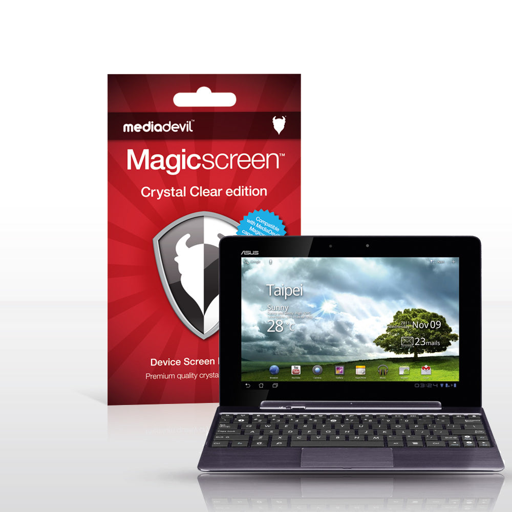 Magicscreen screen protector - Crystal Clear (Invisible) edition - Asus EeePad Transformer Prime TF201