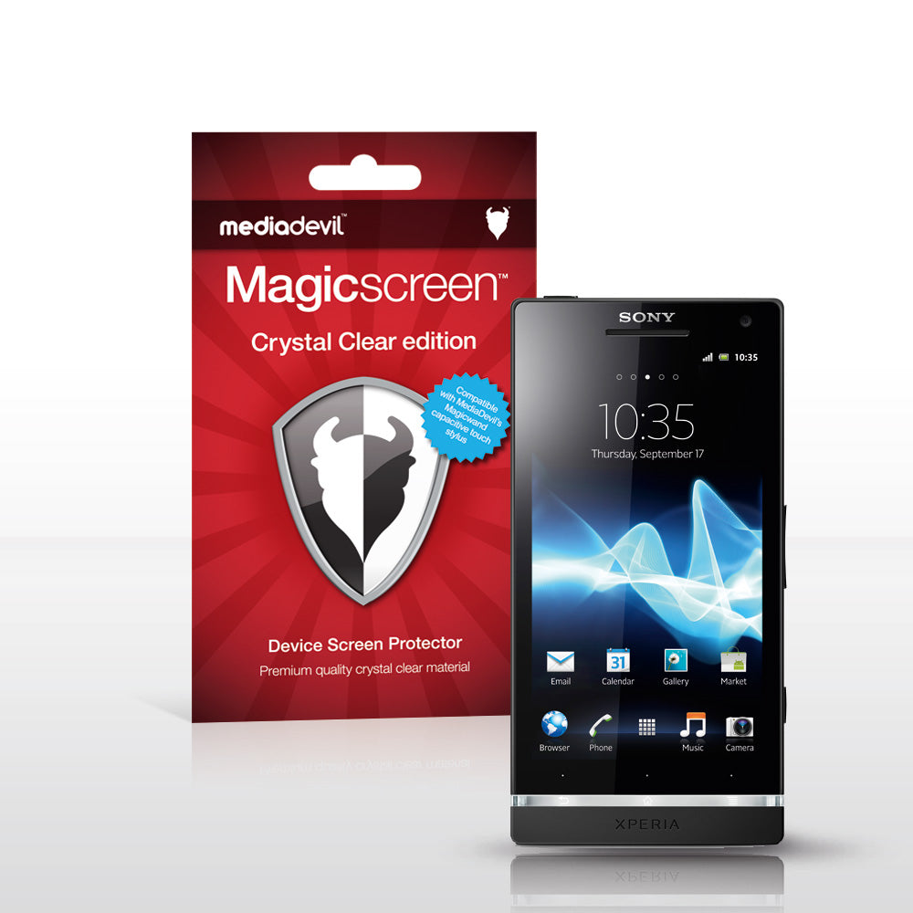 MediaDevil Magicscreen Screen Protectors for the Sony Xperia S
