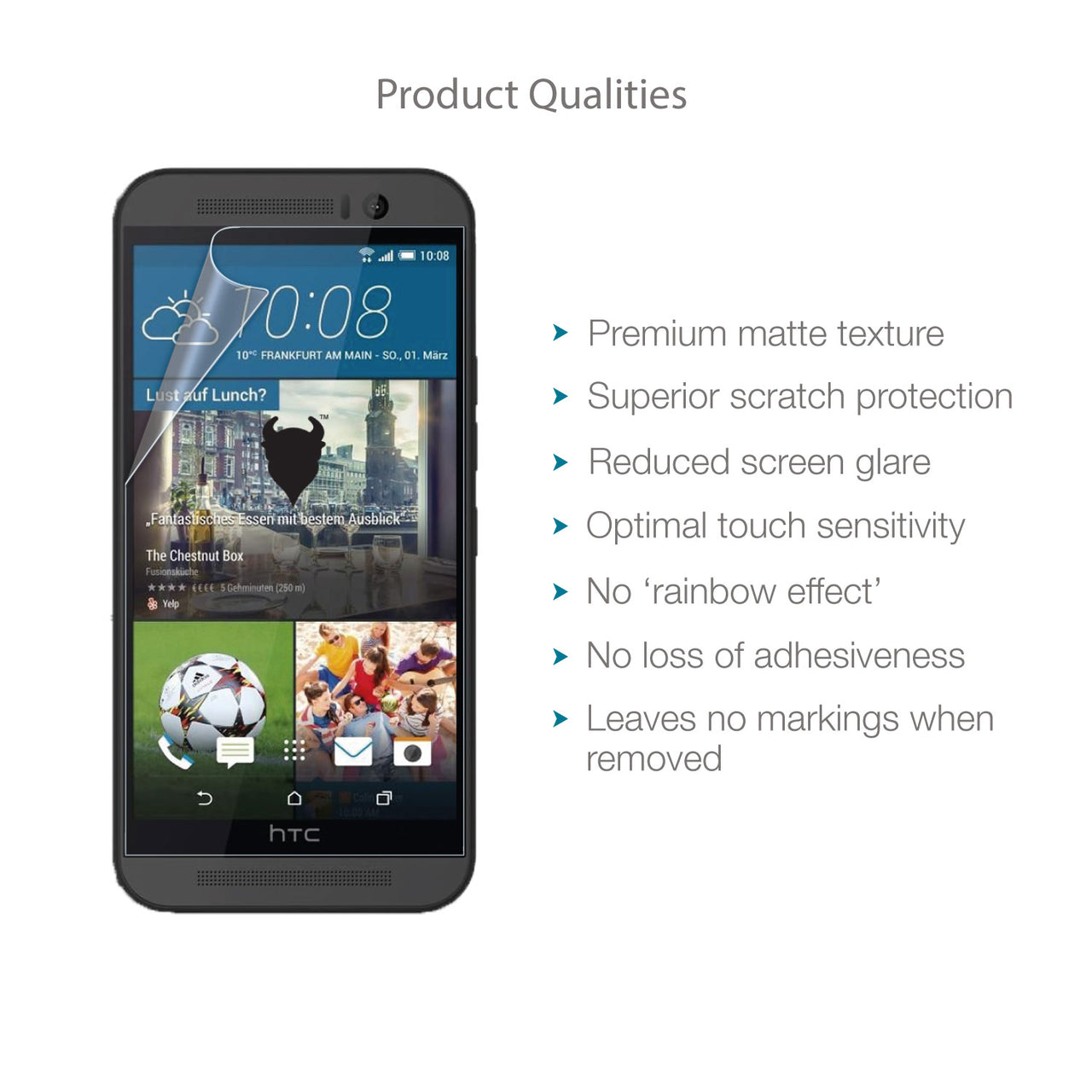 HTC One M9 (2015) Screen Protector (Matte, Anti-Glare)