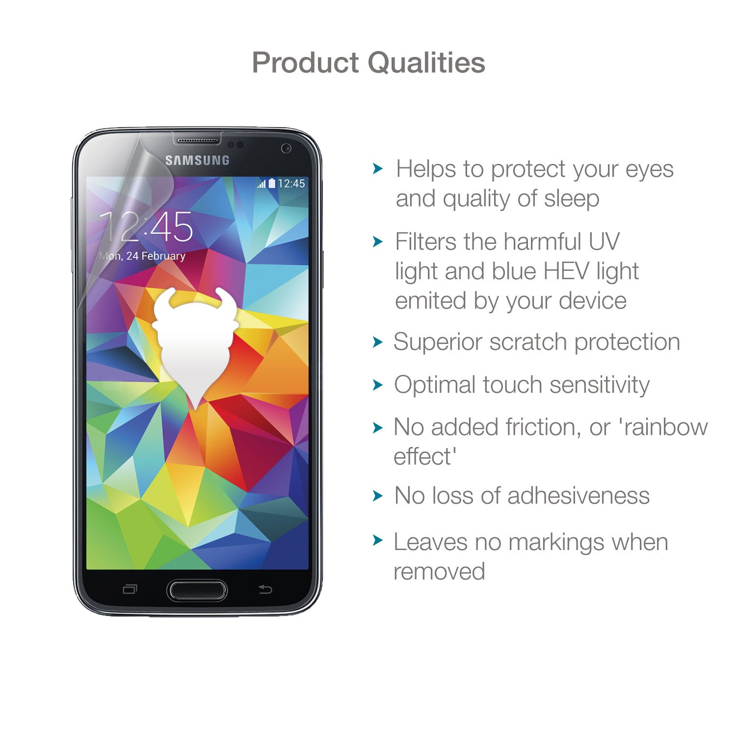 Galaxy S5 Screen Protector Light Filter)