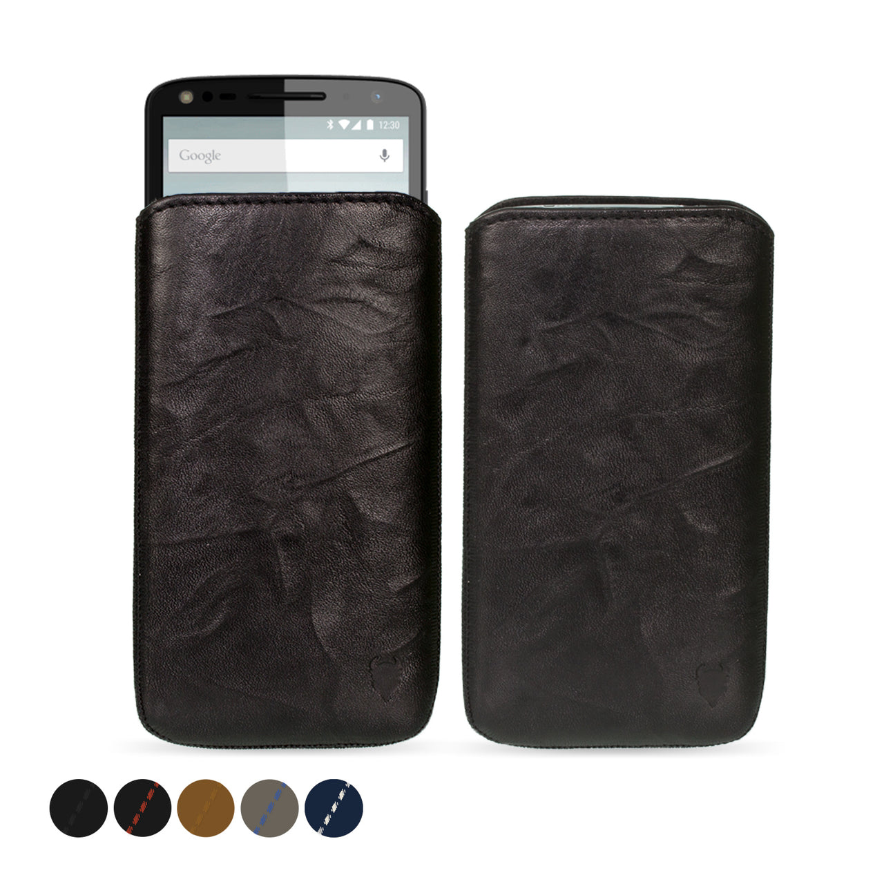 Motorola Moto X Force Genuine Leather Pouch Sleeve Case | Artisanpouch
