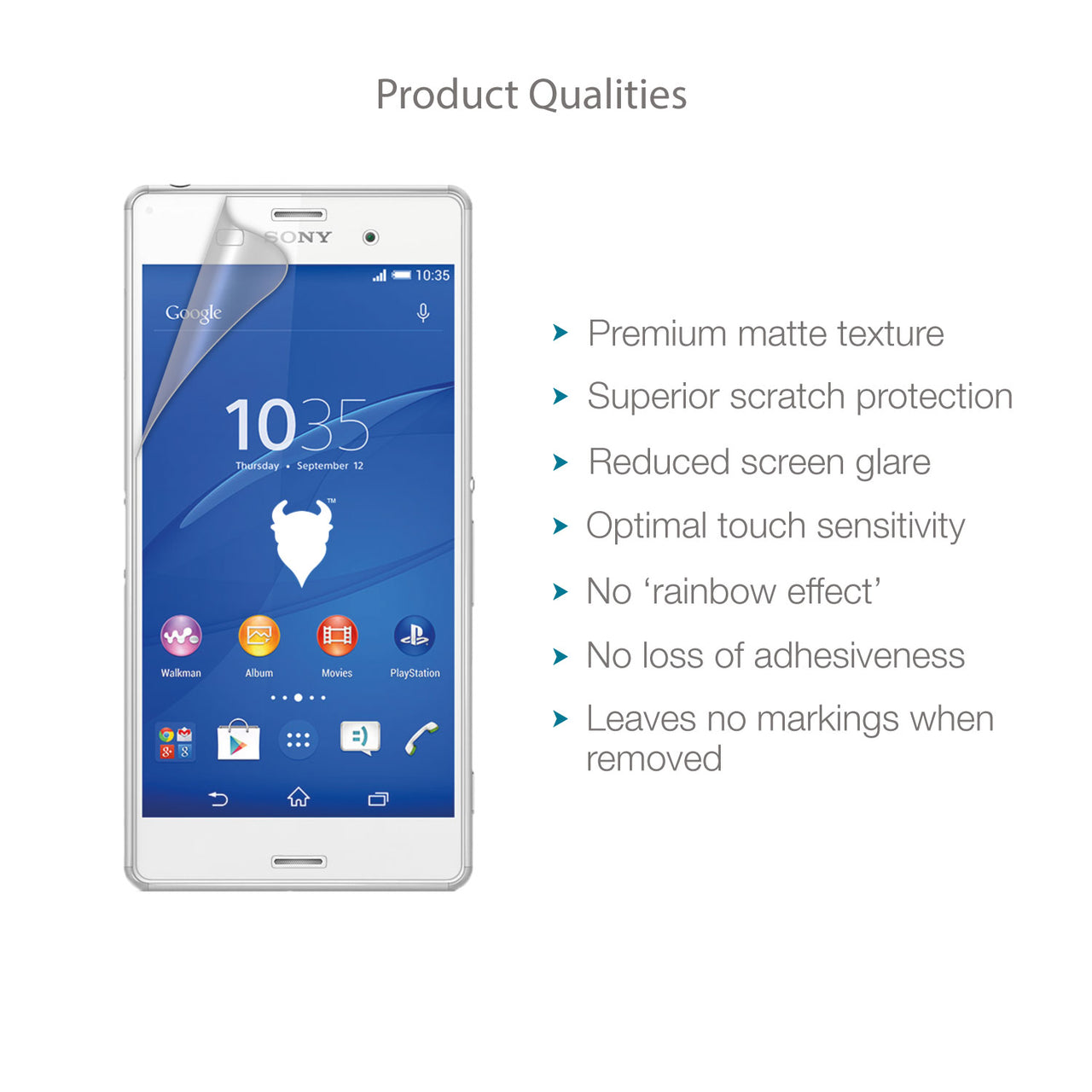 Sony Xperia Z3 Screen Protector (Matte, Anti-Glare)