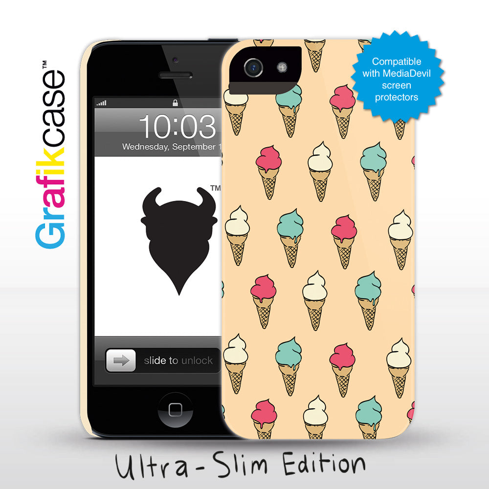 Grafikcase iPhone 5 case: Ice Cream Cones