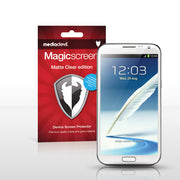 Magicscreen screen protector - Matte Clear (Anti-Glare) Edition - Samsung Galaxy Note II / 2