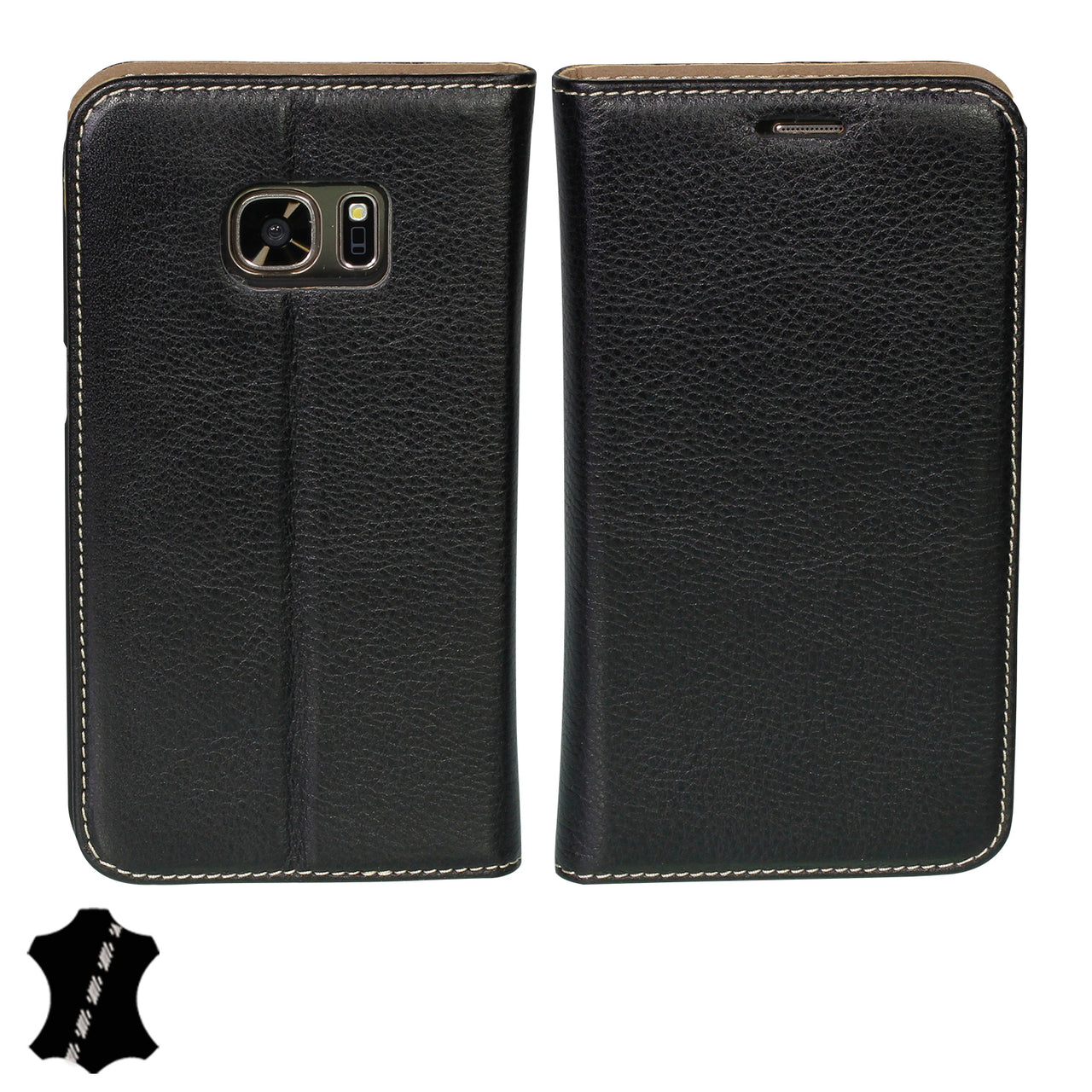Samsung Galaxy S7 Genuine Leather Case with Stand | Artisancover